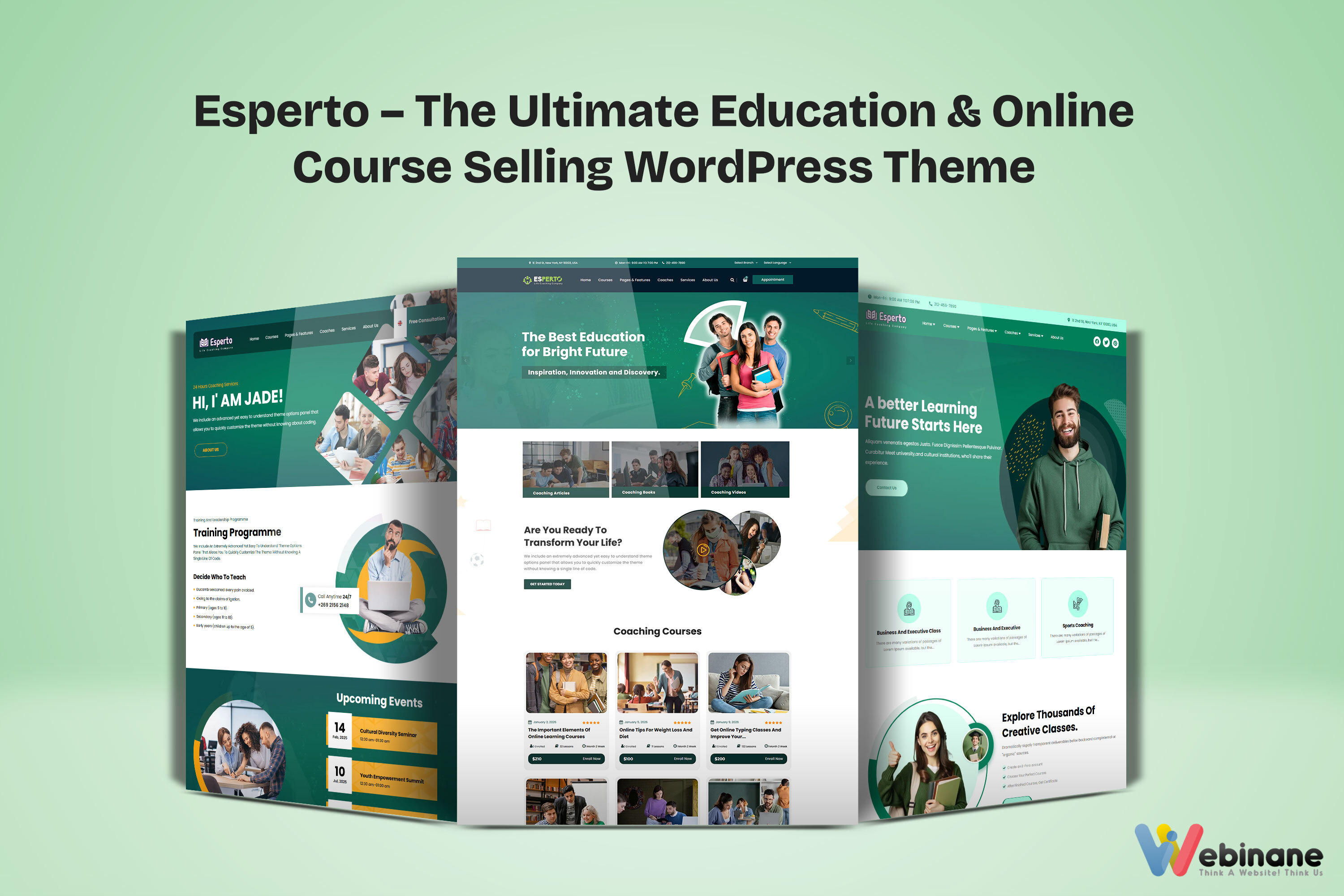 Education Website UI Design for Online Learning Platform college course course website e learning edtech website education education platform education website landing page learning learning platform mentor mentoring online class online course school teacher tutoring web design website