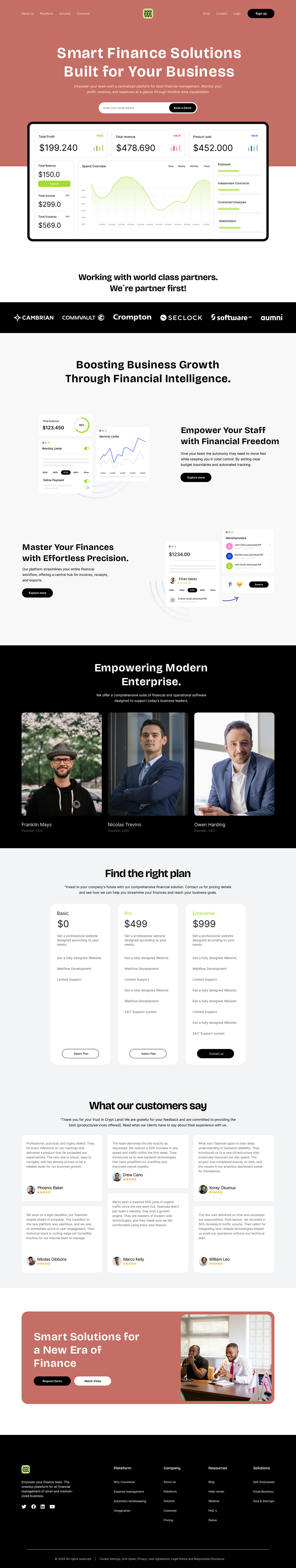 Smart Finance Solutions | Landing Page | Made in Framer 🚀 Image 1