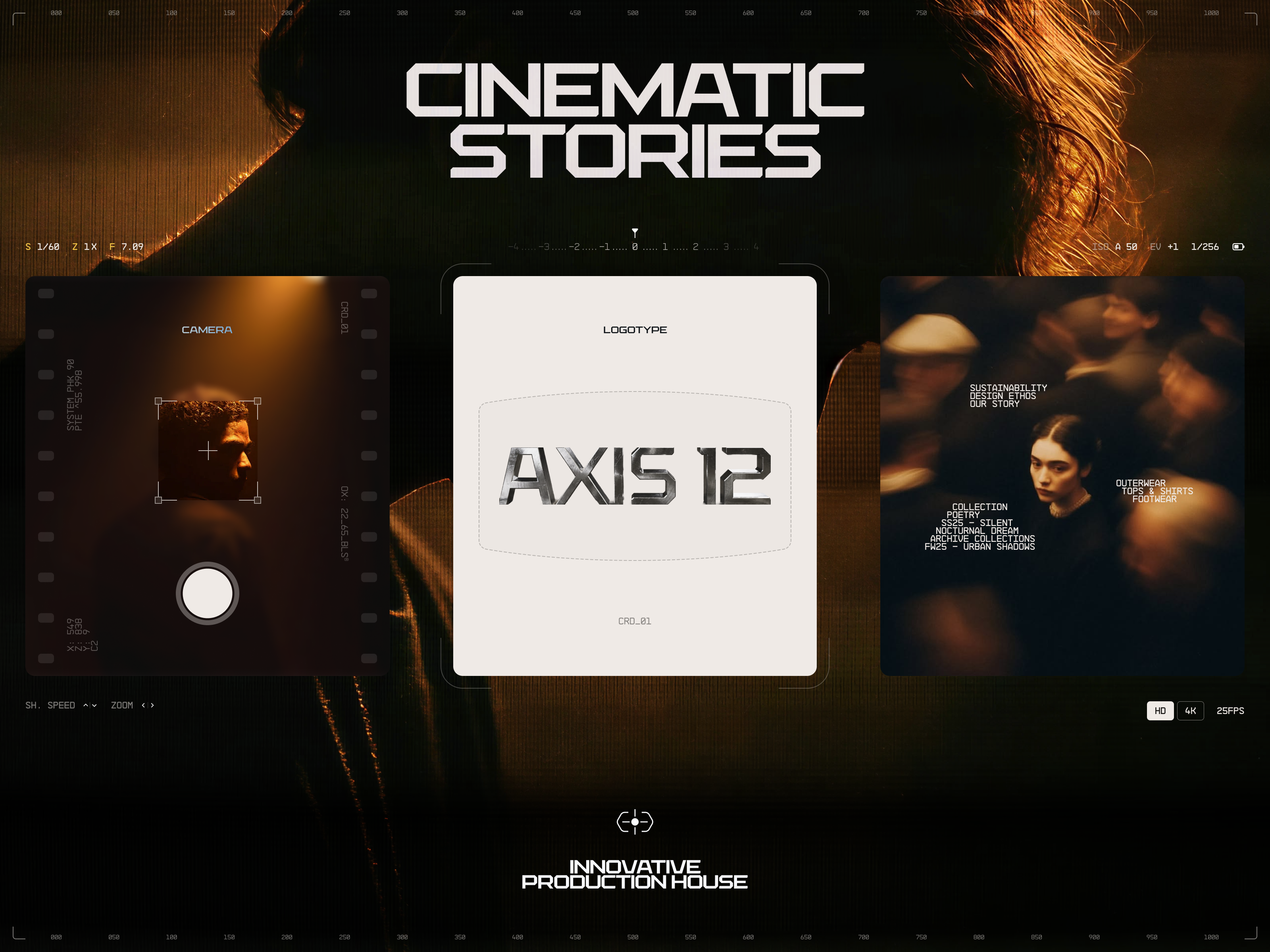 Distant Harmony // Portfolio Website blacklead blacklead studio cinema design film motion graphics movie portfolio product production ui video web website