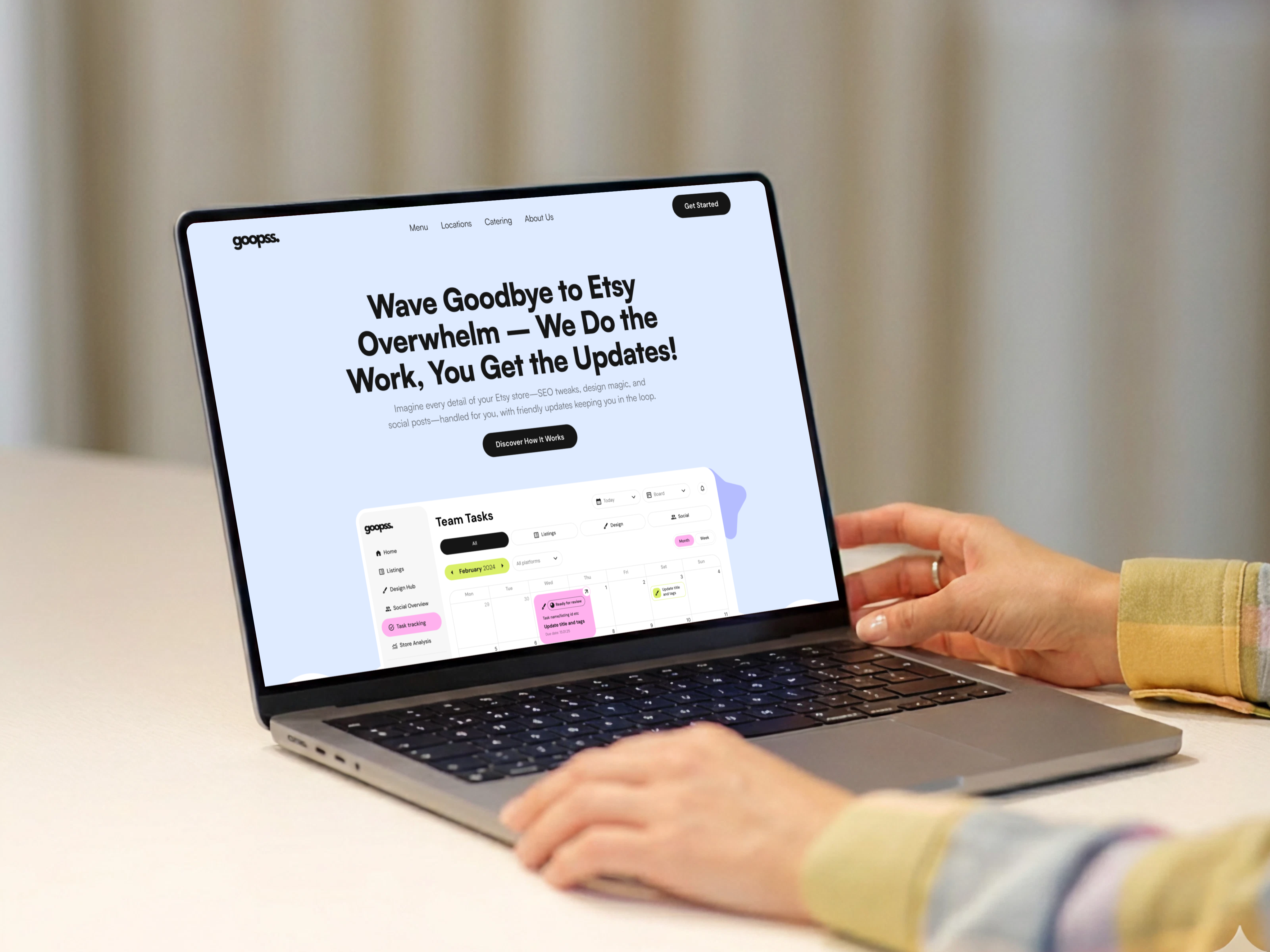 Example of UI/UX Web Design In Figma