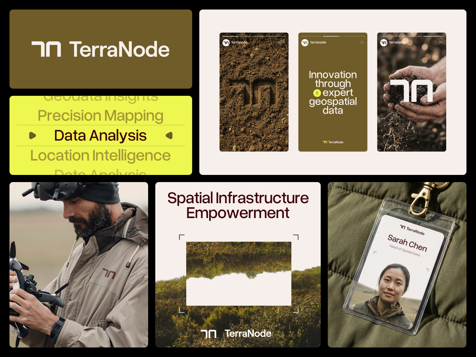 TerraNode GeoTech Branding