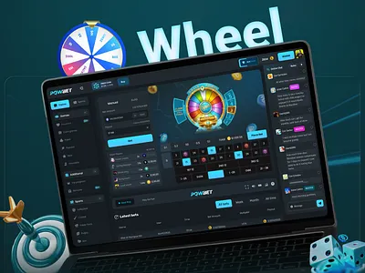 Casino Wheel Game Dashboard UI bettingui casino casino mobile casinoapp casinodashboard crypto gaming gambling website gamblingdesign gameui gamingui igaming interfacedesign online game onlinecasino rouletteui slotgame sportsbetting ui wheel mobile app wheelgame