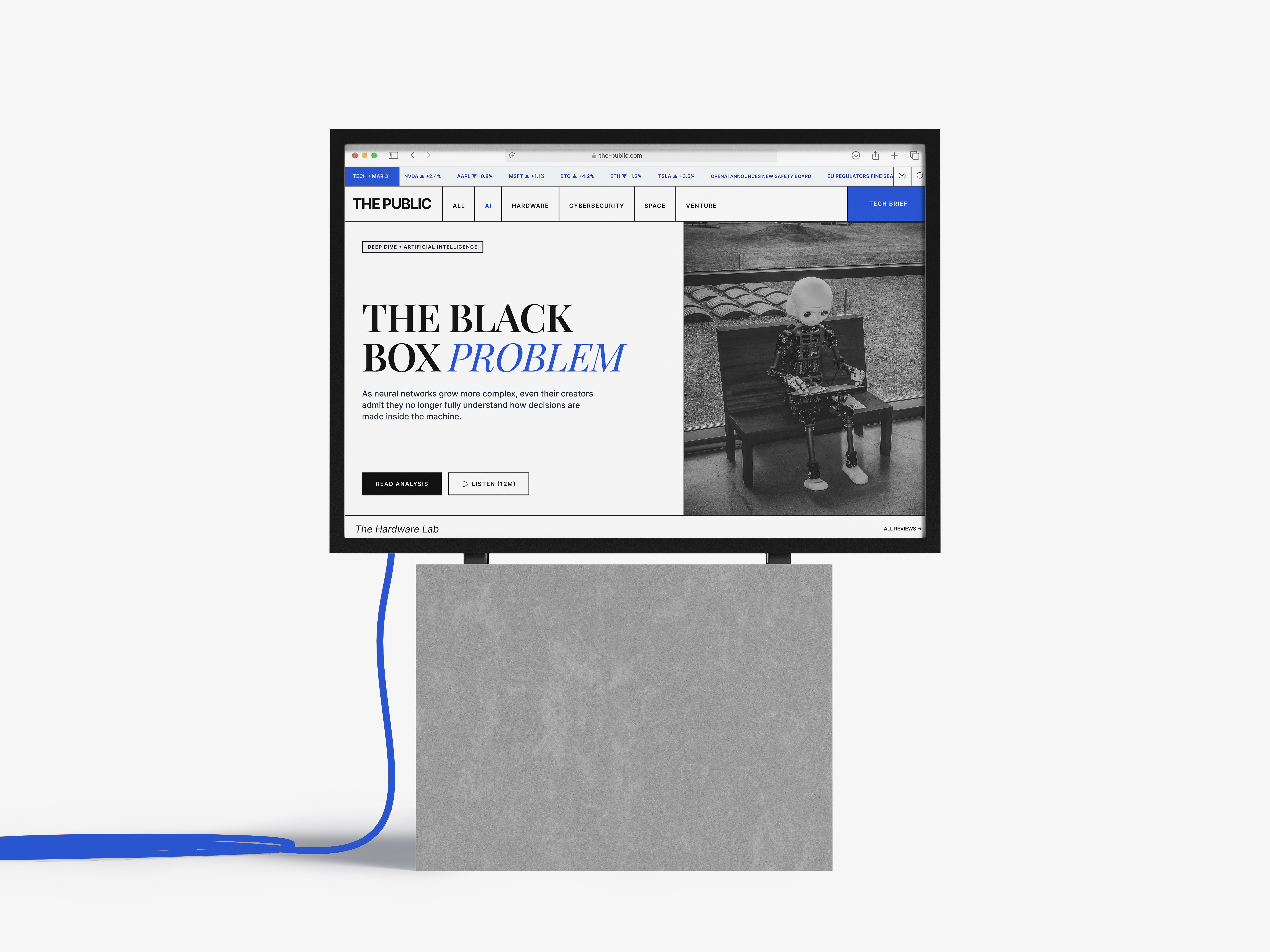 Editorial Web Interface Design ai dashboard clean design dashboard ui data dashboard dribbble ui editorial design fintech ui grid layout interface design landing page ui minimal ui modern ui news website ui product design tech ui design typography ui ui design ux design web app design