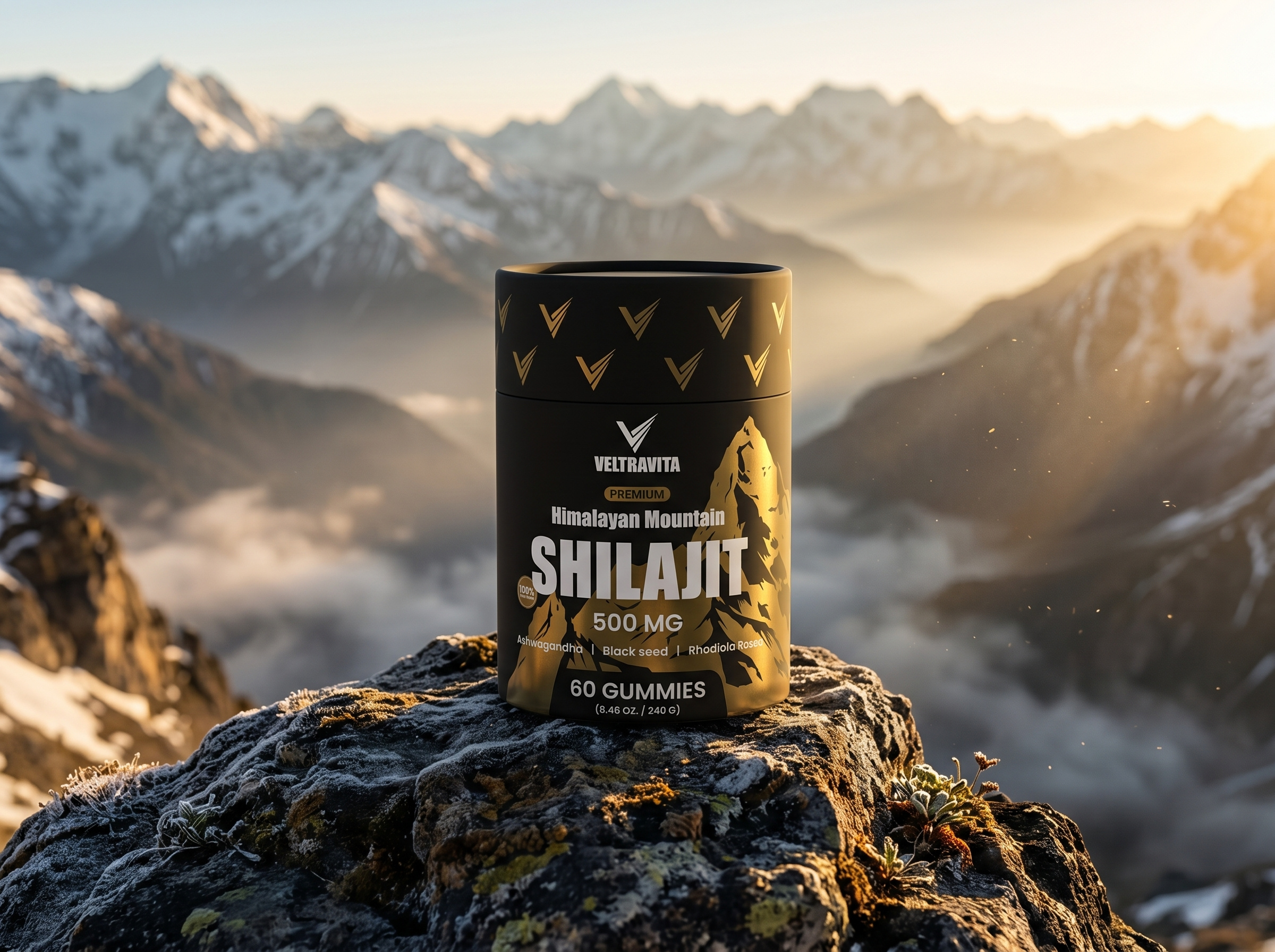 Luxury Shilajit Gummies Packaging Design | Premium Supplement behance black gold design bold typography branding design cosmetic packaging creative packaging dribbble health supplement high end packaging jar label label design luxury packaging modern packaging packaging design packaging mockup premium design product branding shilajit packaging supplement packaging wellness branding