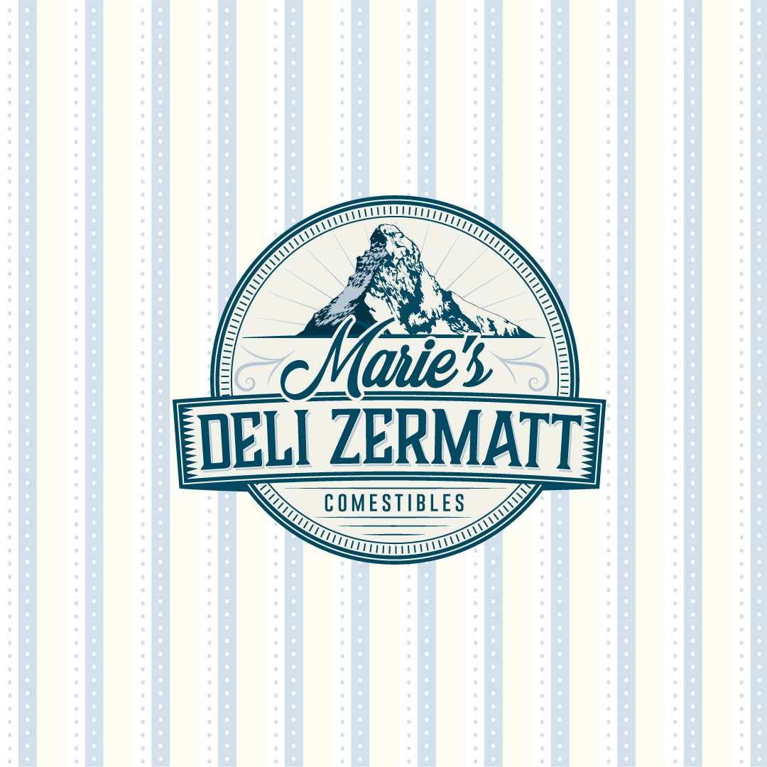 Hotel & Deli logo and many more... brand identity branding design glass door graphicdesign hospitality hotel illustration logo logodesign menu menu design pattern design restaurant swiss vintage