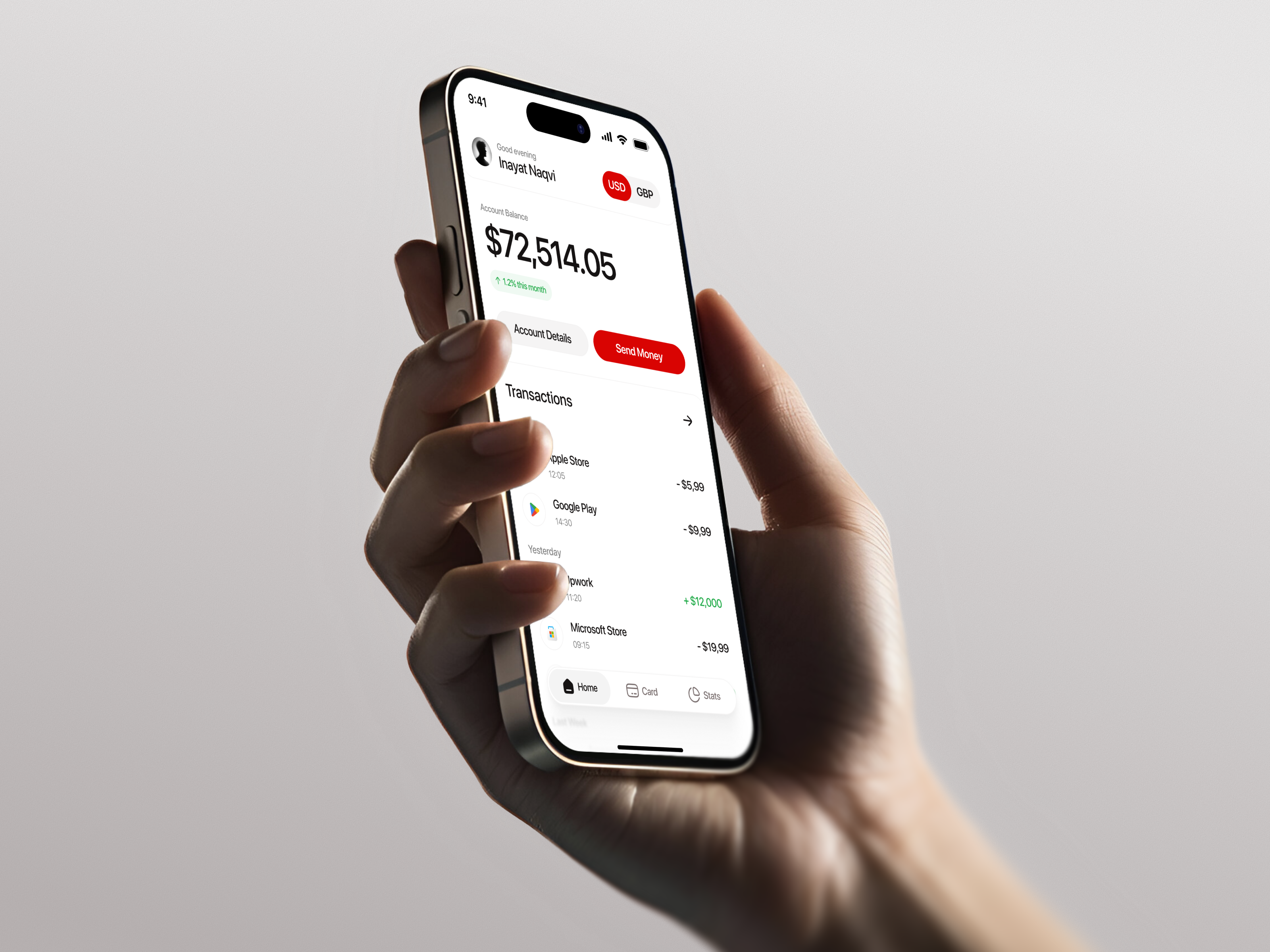 Example of Finance | Mobile App