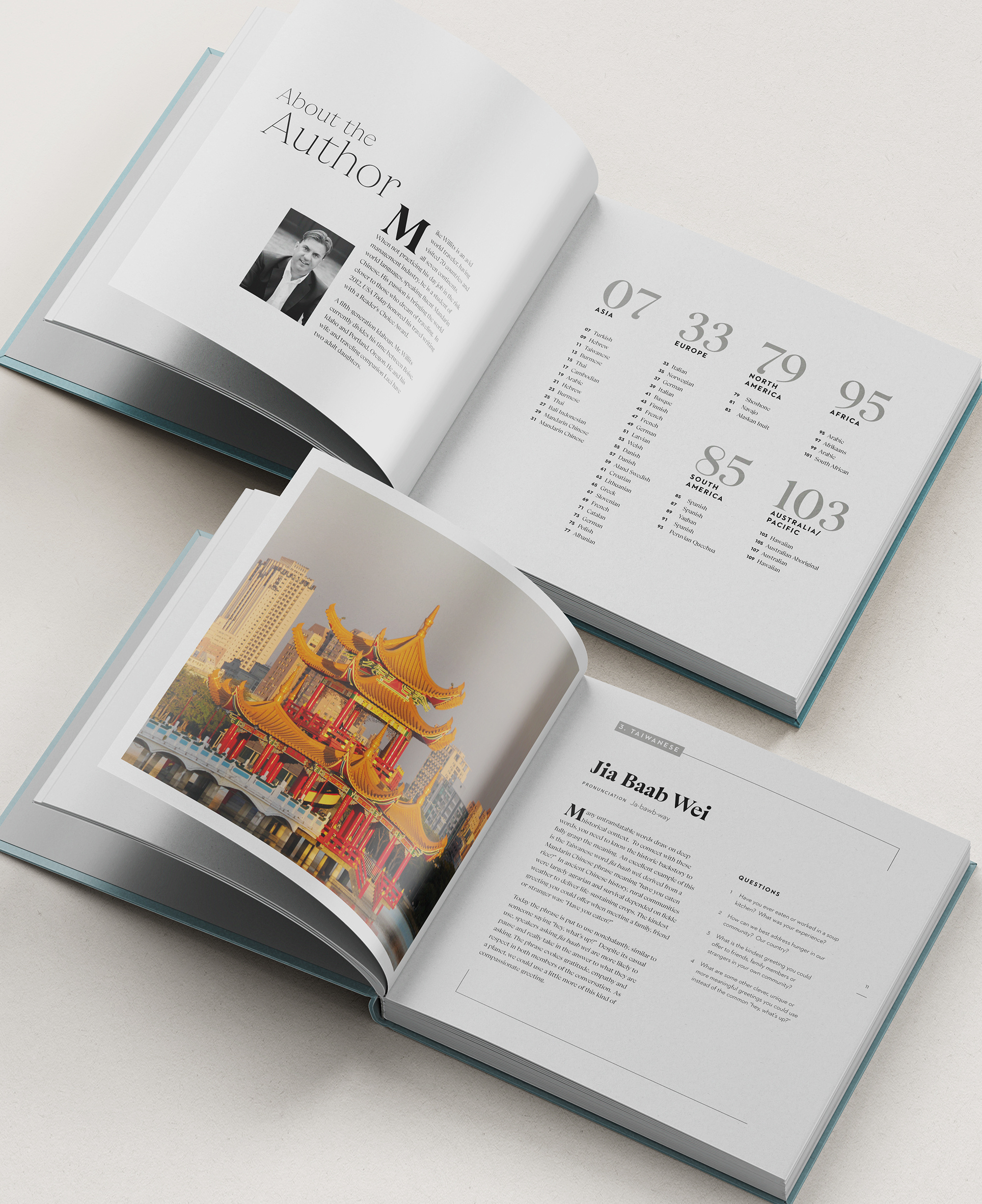 Coffee table book design book interior layout typesetting