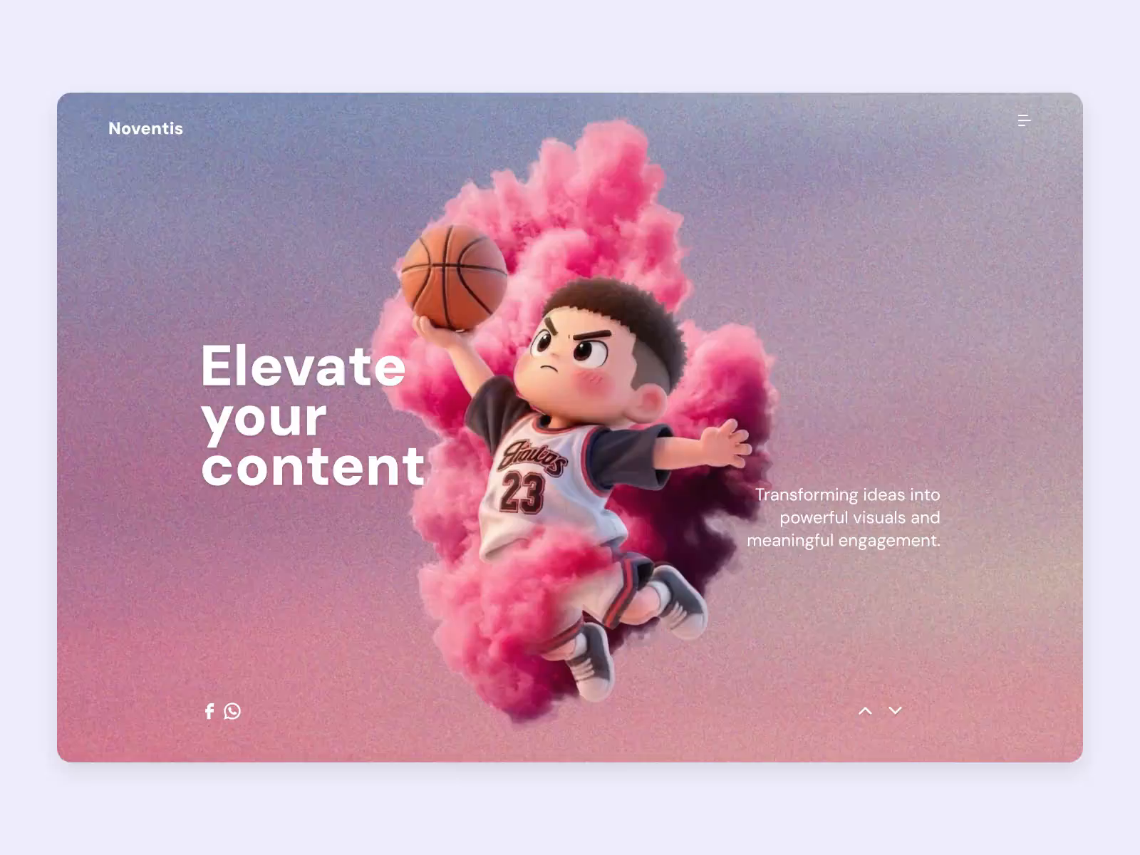 Example of Single Page Design   Landing Page Design