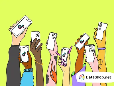 DataSkop Illustration 1/5 branding campaign freehand fun illustration social media