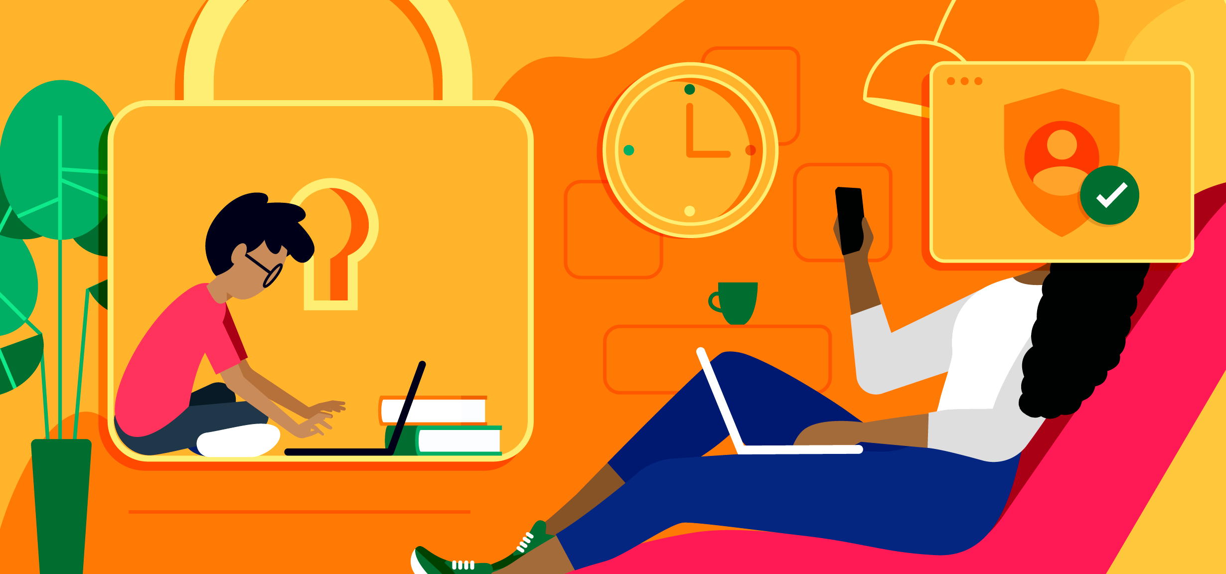 Privacy branding brasil character diversity google illustration thinkwithgoogle