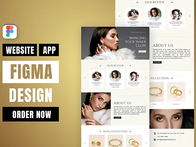 Premium Jewellery Brand Website UI | E-commerce Landing page branding design dribbble ecommerce figma figma ui figma website illustration jewellery jewellerywebsite landing page landing page design trending ui ui design ui ux website website ui