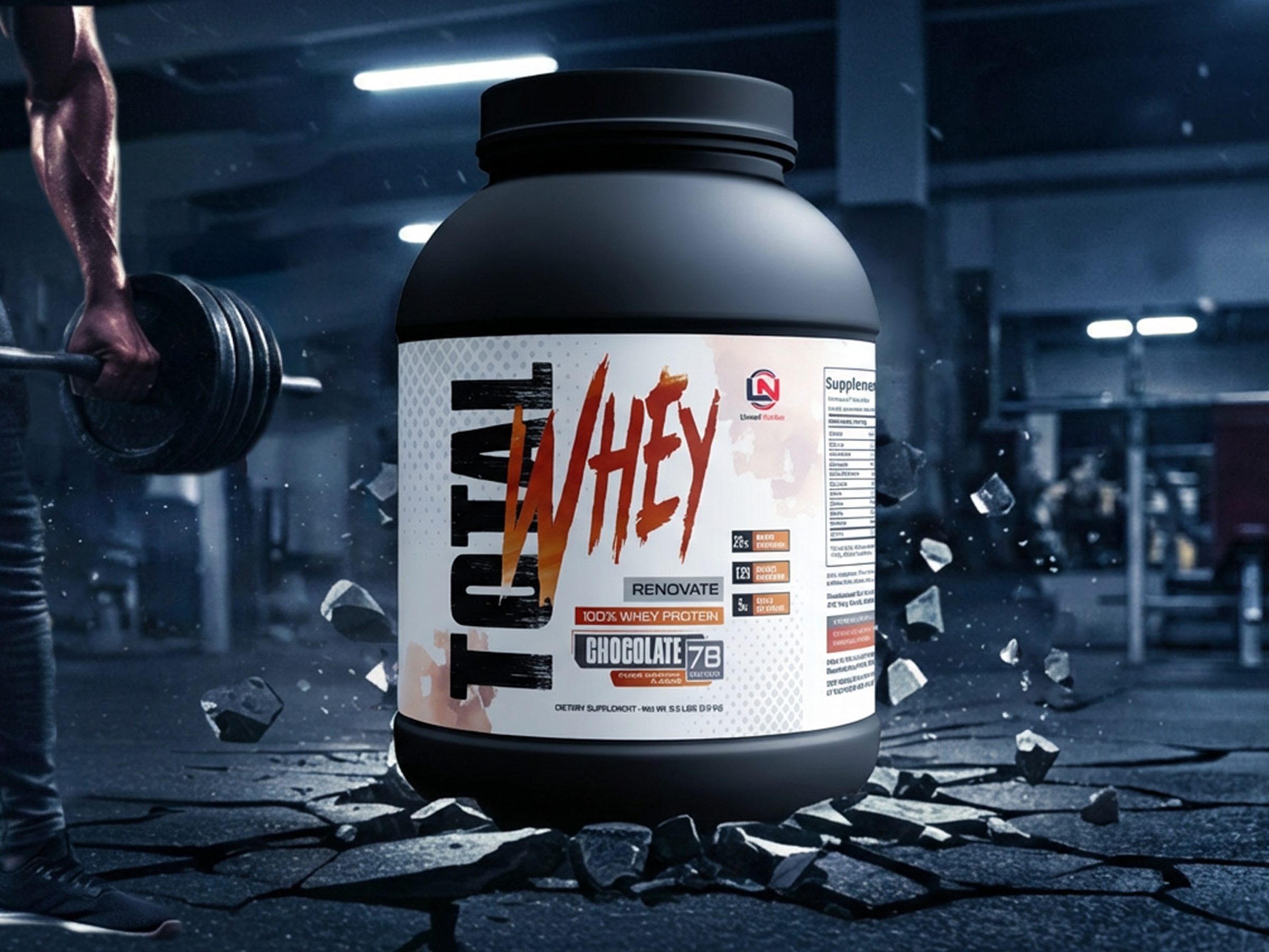 Example of Custom Supplement Label Design