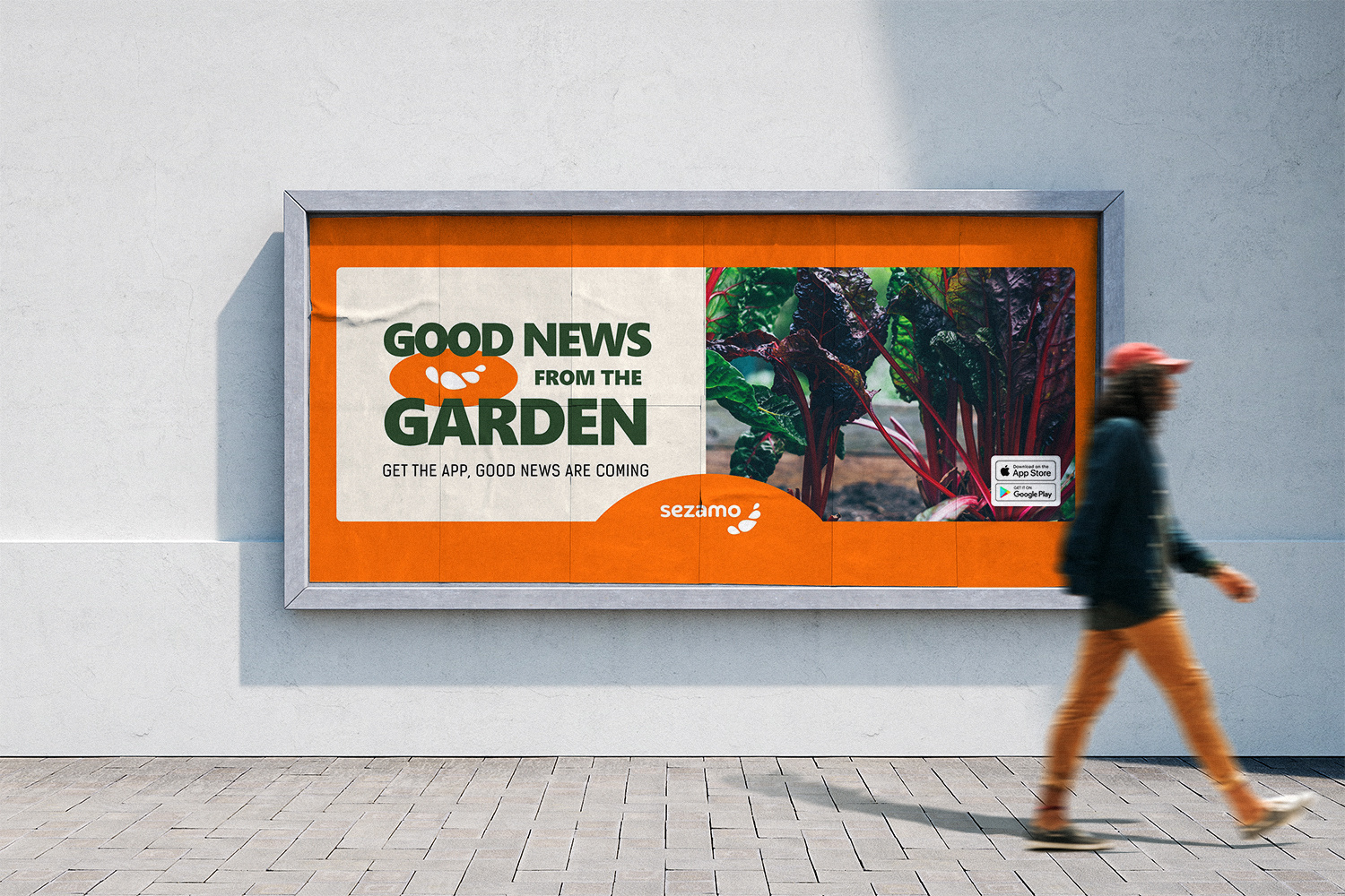 Sezamo Ad branding delivery service design food graphic design