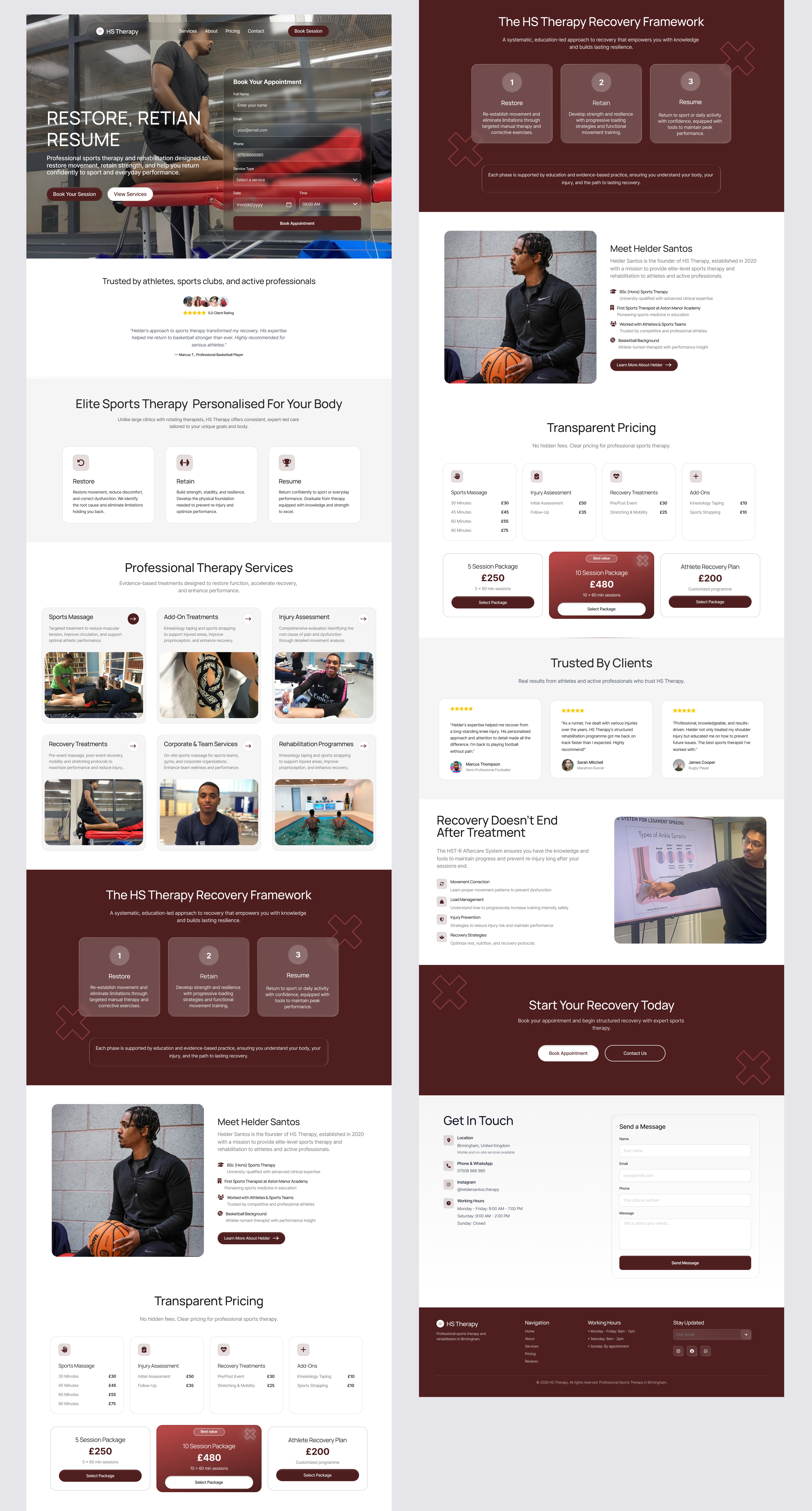 HS Therapy creativeprocess design ui