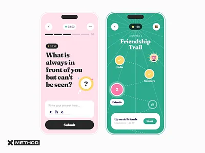 Learning Mobile App branding courses design edtech education figma gamification kids app learning app mobile app playful ui student app ui ux