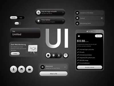 Password Manager App Design Template UI Components app app components app design application buttons cards components design design system field ios navigation system templates ui ui cards ui components ui kit ux web