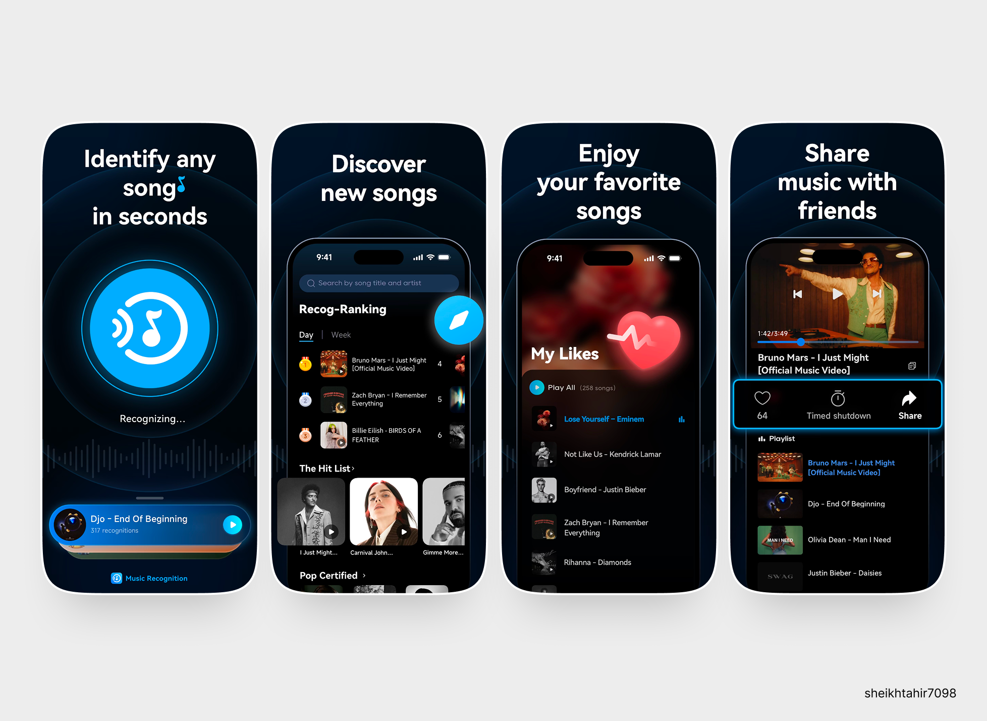 Example of App Screenshots   App Store & Play Store