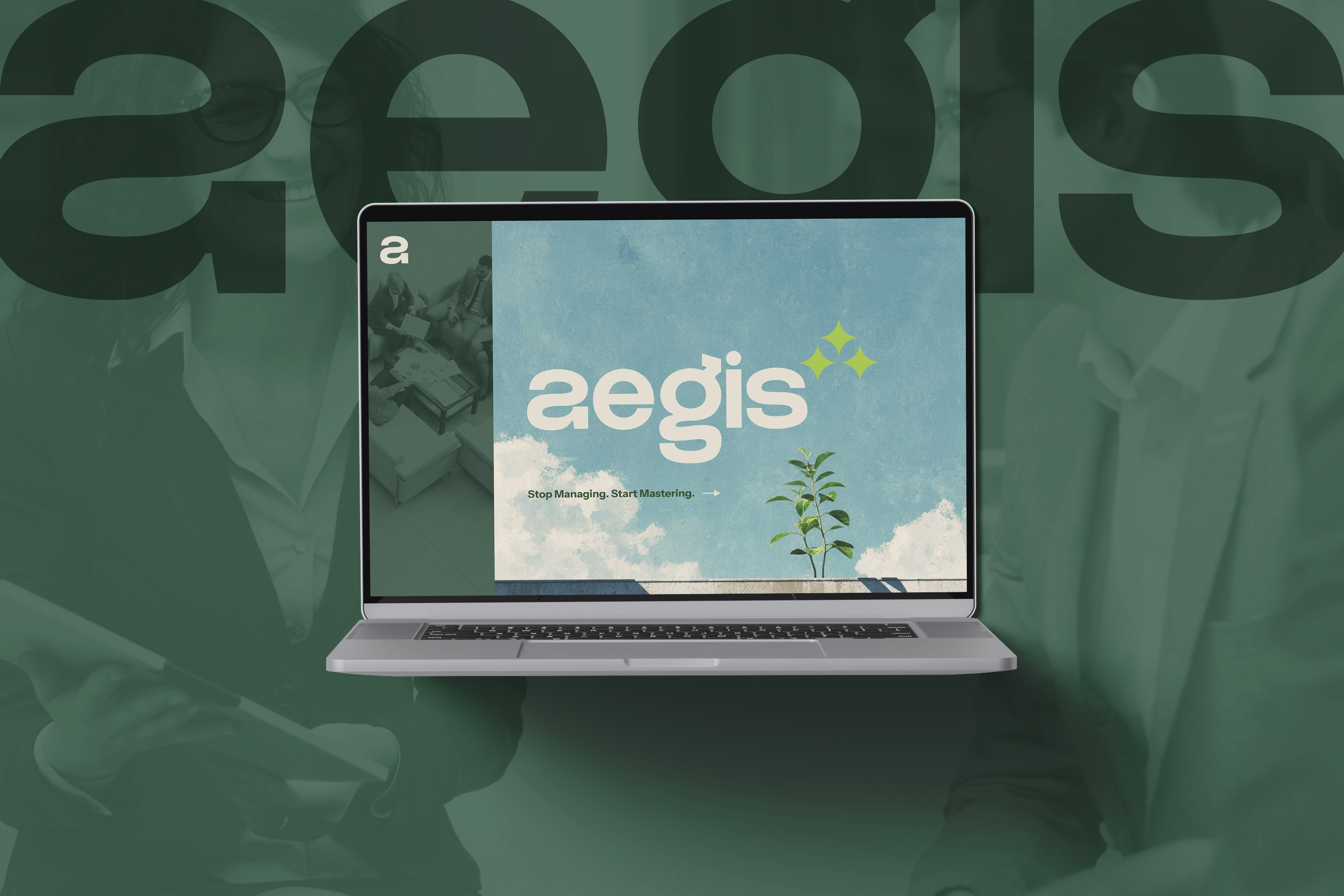 Example of Aegis Website Design Exploration