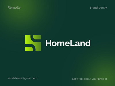 HomeLand logo best logo best logo design clean logo h letter logo logo clean logo design minimal logo new clean logo new logo