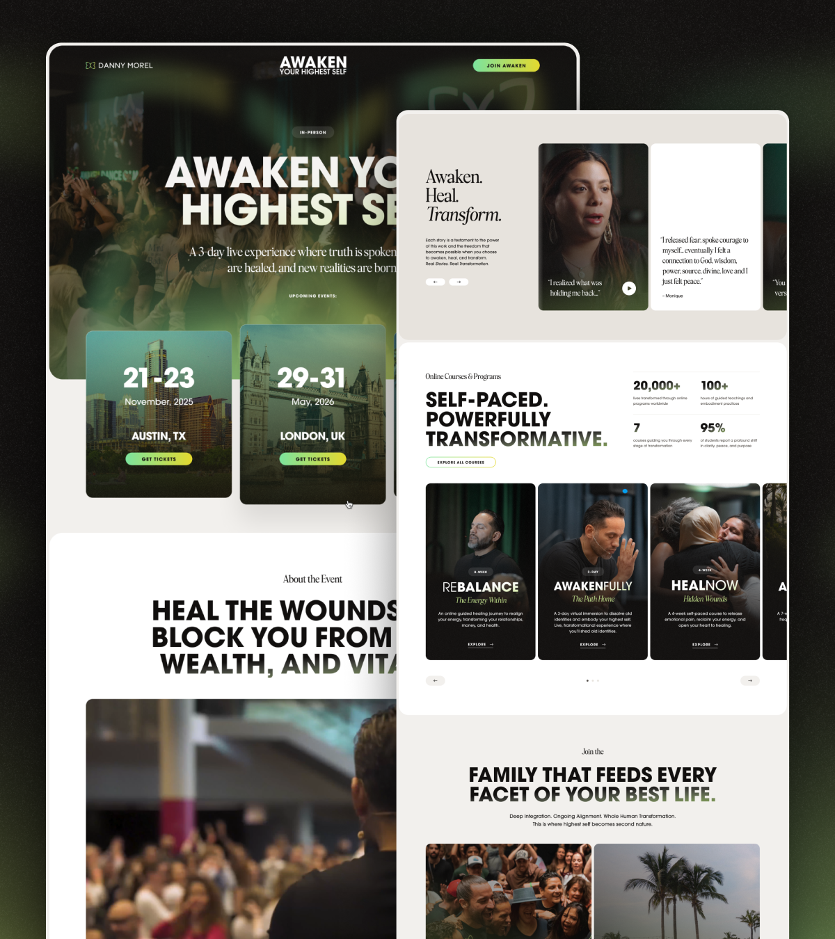 Website Design for DannyMorel.com