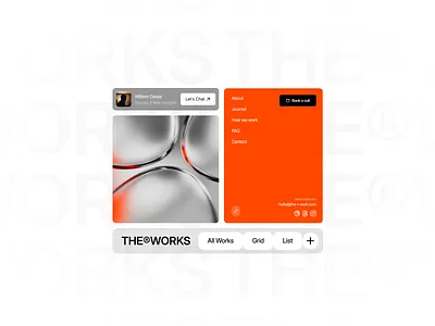 The®WORKS Components branding editorial web design framer design framer dev graphic design grid design layout design layout inspiration minimalist design minimalist web design ui web component design web design web layout design