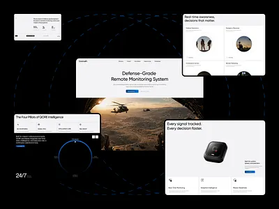 UI/UX Design for a Mission-Critical Intelligence Platform 3d ai army b2b branding clean interface company design intelligence landing page logo medical product product showcase tactical ui uiux ux web website