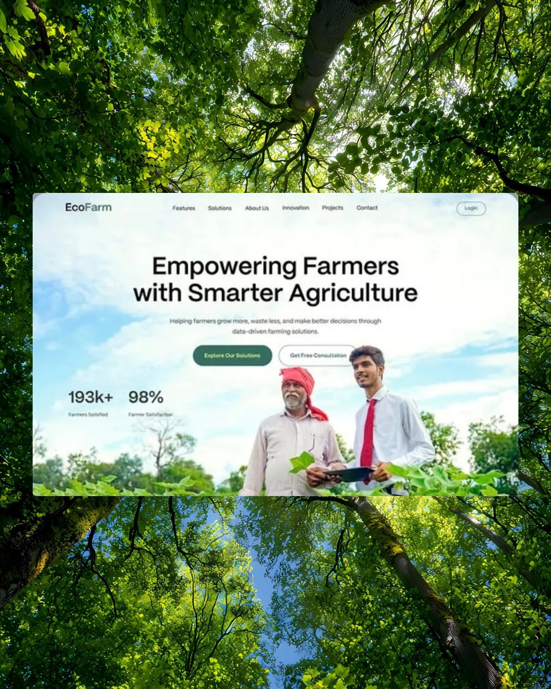 Example of Website Design & Development