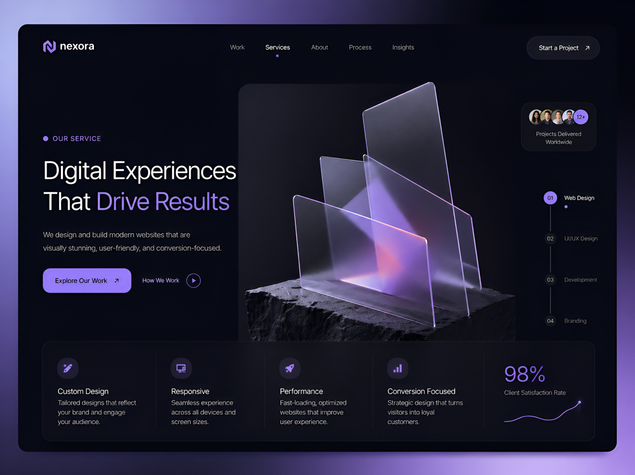 Example of Website Design Concept