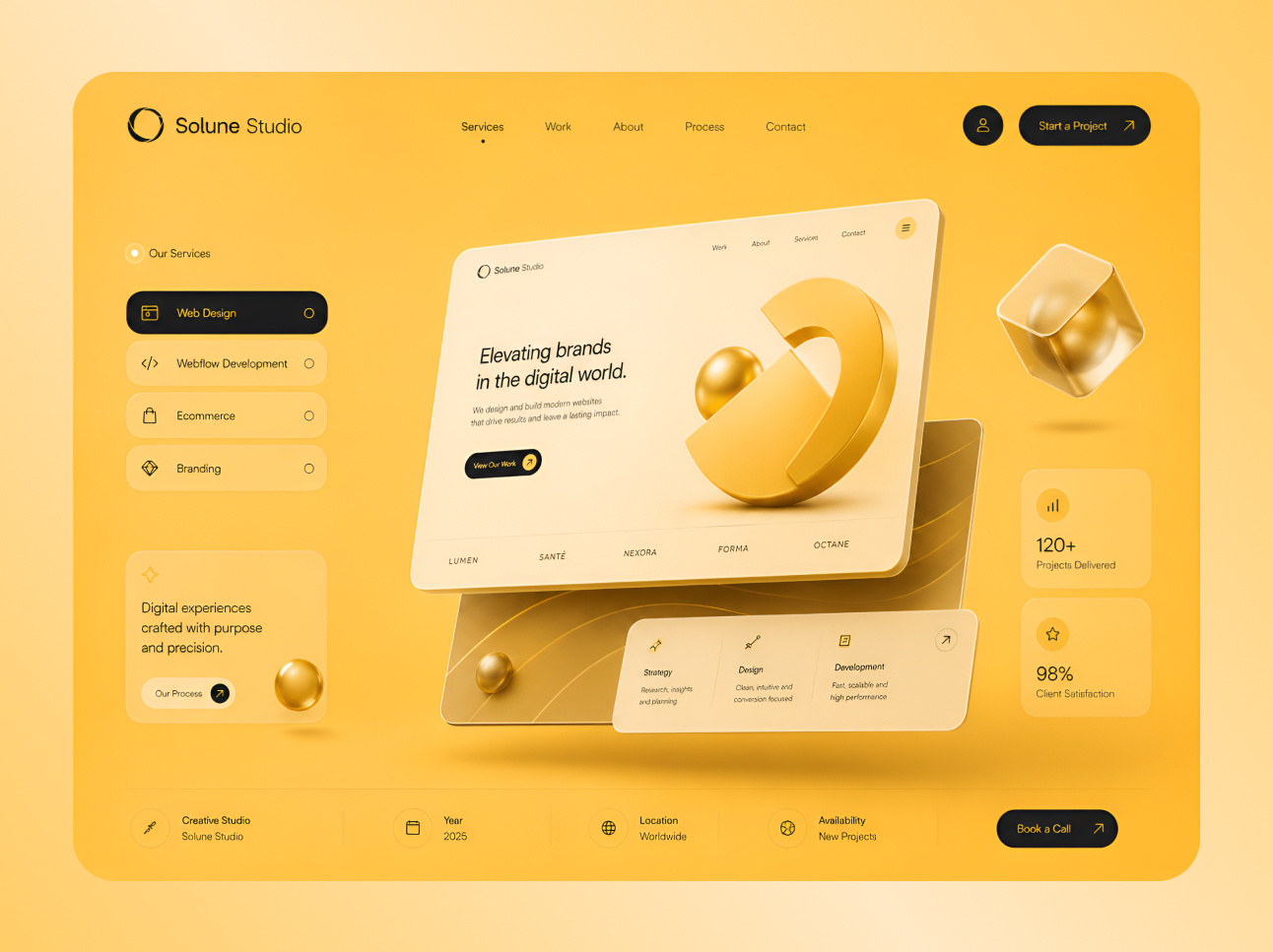 Example of Website Design Concept