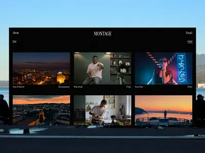 Montage design framer interface landing landing page template ui ui kit