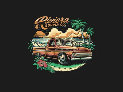 Classic Car T-shirt design album cover artwork band band artwork classic car clothing brand graphic design hand drawn illustration illustration summer vibes vintage car vintage illustration