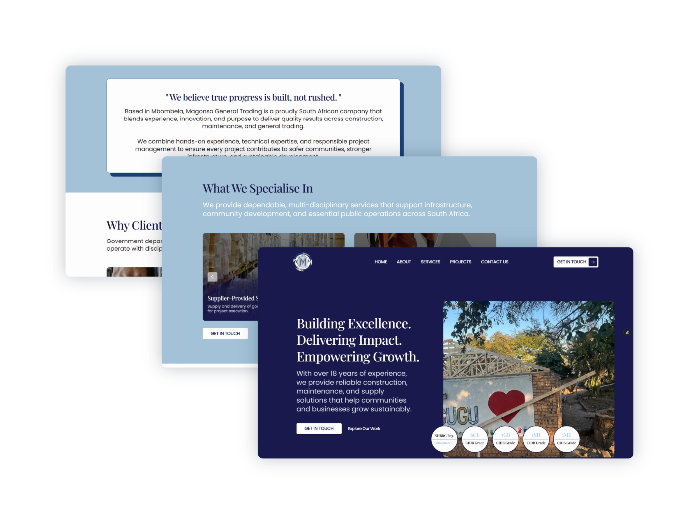 Example of Business Web Design & Development