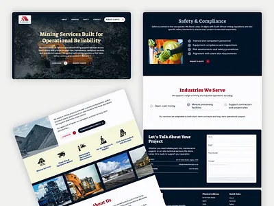 Mining Website Design & Development design website design