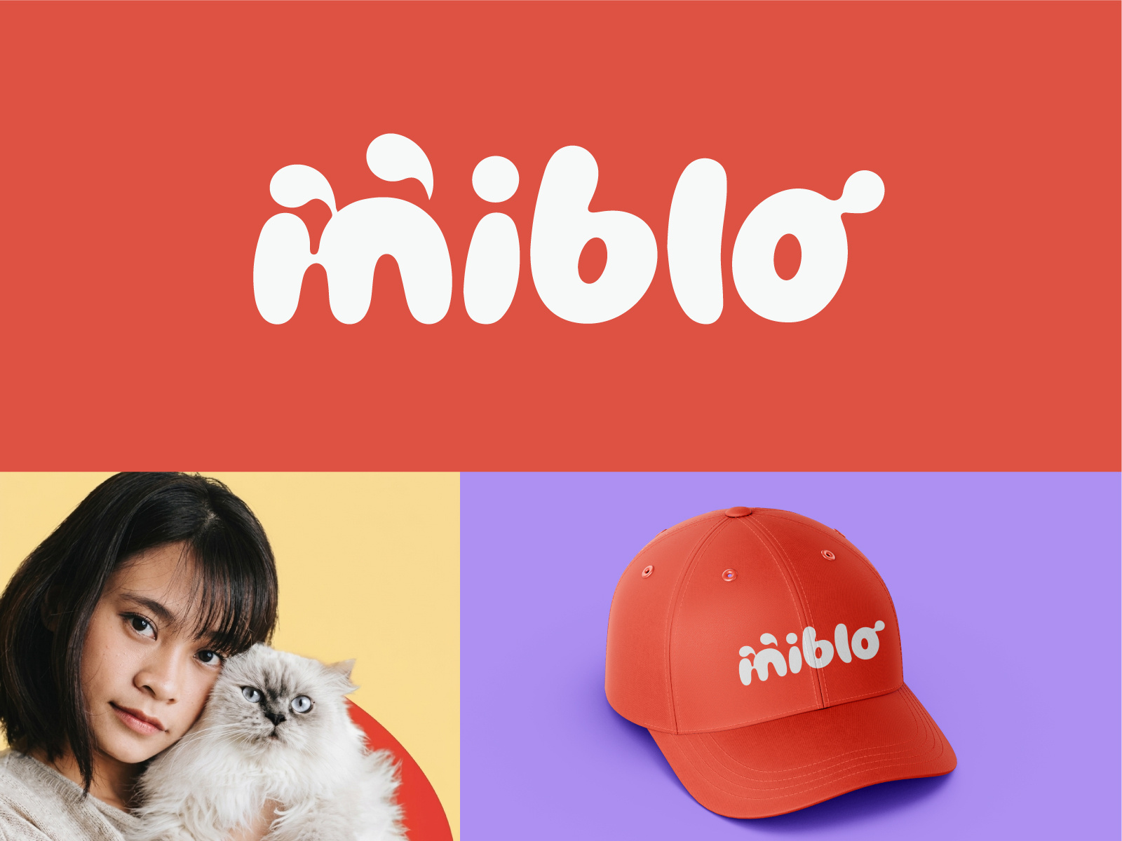 Example of Playful Logo Design with Custom Bubble Typography