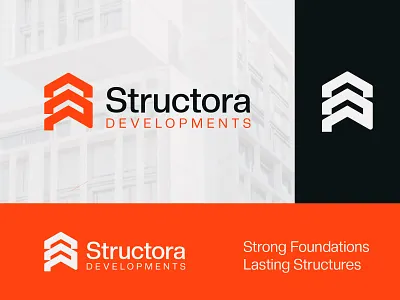 Structora Developments – Construction & Real Estate Logo Design architecture logo brand identity branding building logo construction company construction logo corporate identity growth construction home logo logo minimal home logo p lettermark p real estate logo property development property logo real estate branding real estate logo structora logo