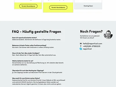 Final Reportical Pricing Page packaging pricing pricing page subscription