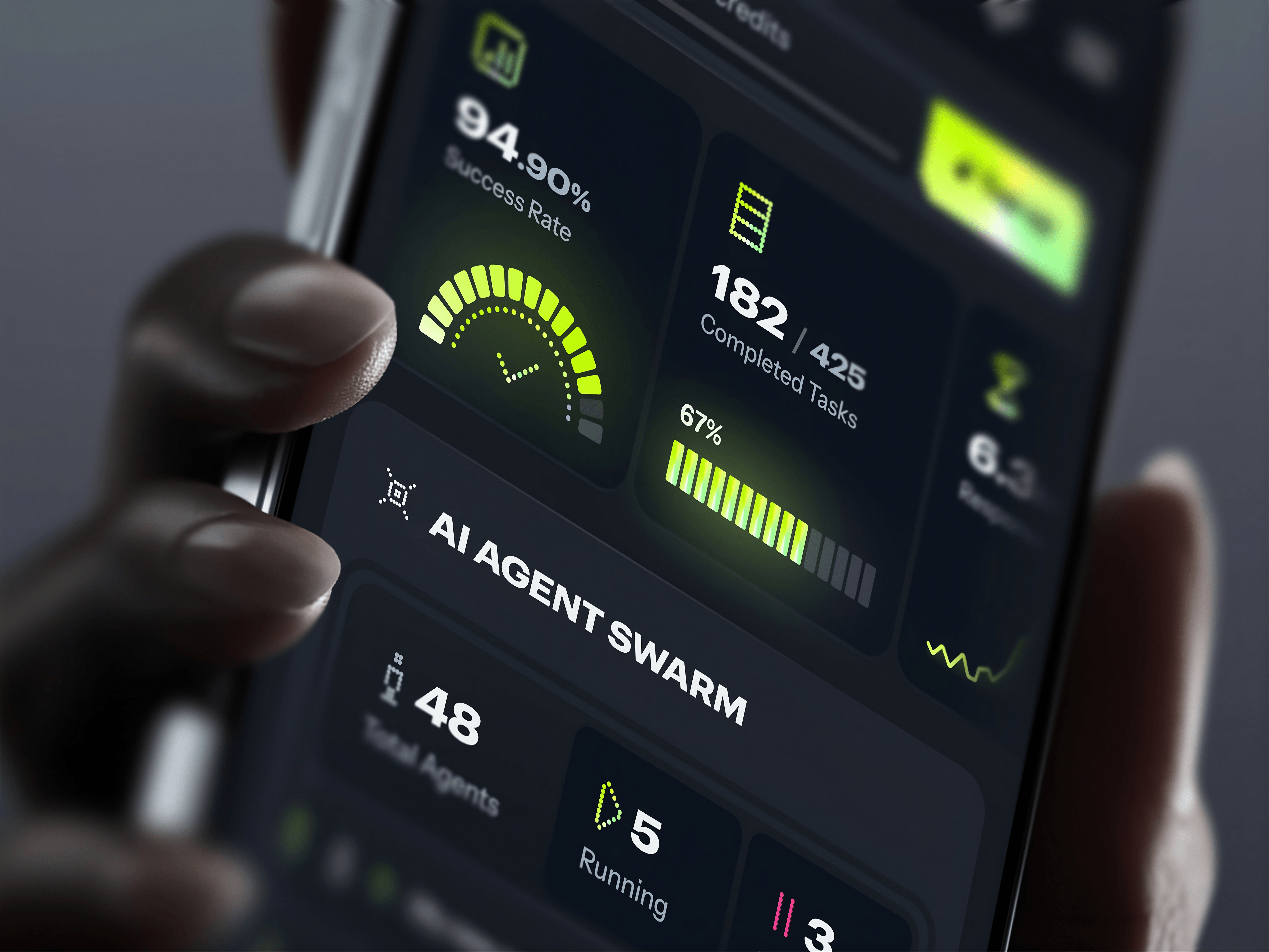 lem0n Mobile App: AI Agents Tasks Performance Dashboard ai app design ai dashboard ai data ai fintech ai platform ai product ai startup app design artificial intelligence automation crm crypto app dashboard ui interface mobile design product design project management saas website ui design web3 design