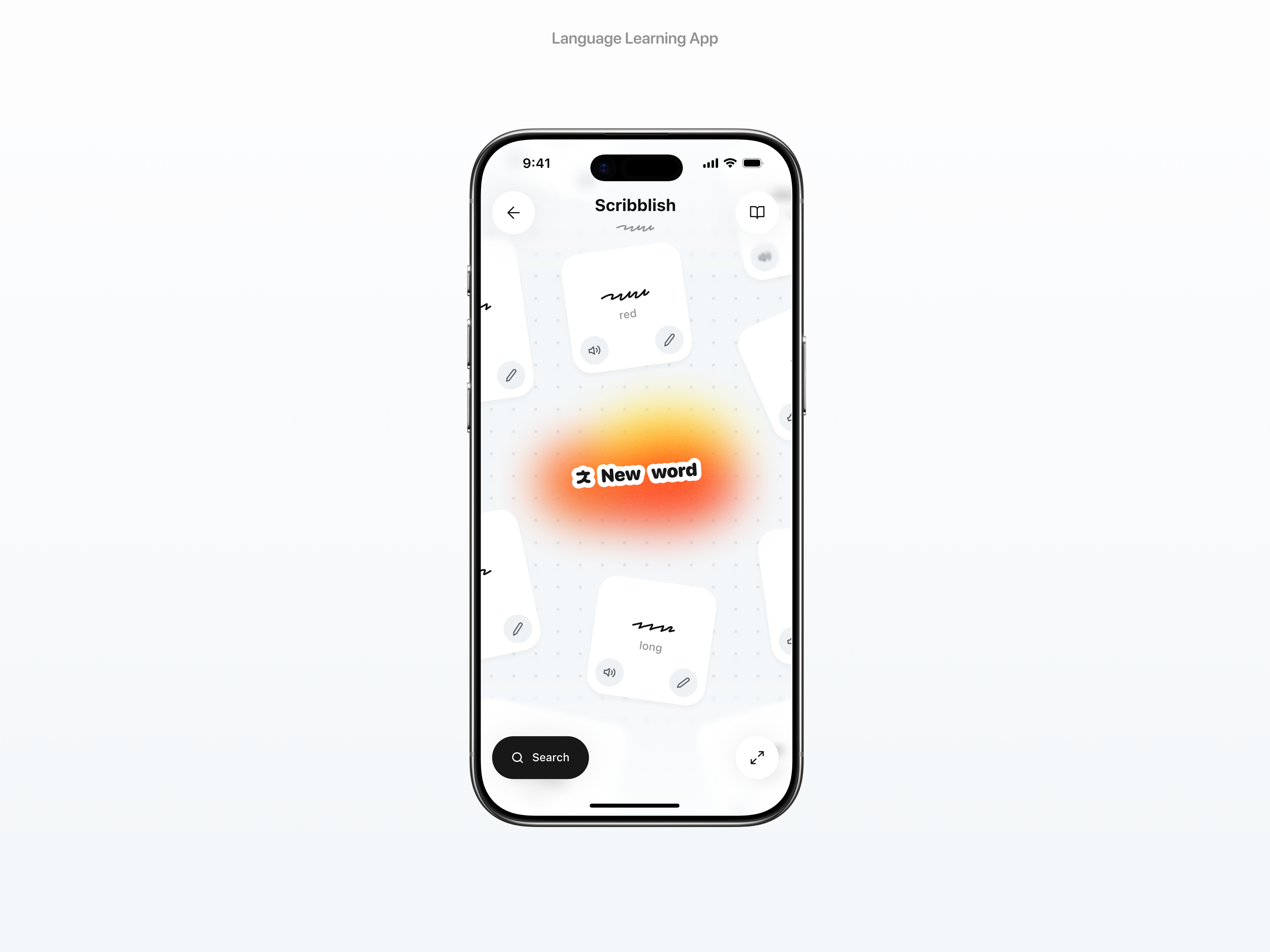 Language Learning App app graphic design ios language learning mobile product ui ux