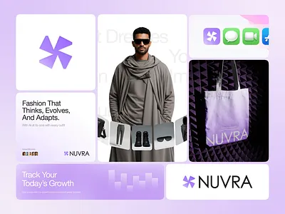 Nuvra - AI Fashion Ecommerce Branding Motion with Bento Grid animation bento bento branding brand design brand identity branding branding and identity clothing ecommerce ecommere branding fashion fashion branding fashion ecommerce branding identity logo logo animation logo design motion design motion graphics visual identity