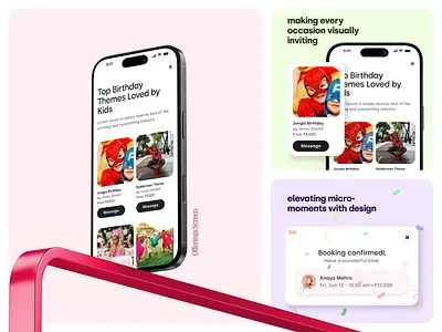 KIKI – Event Booking Mobile App | Themes Discovery application carddesign cleanui discovery eventbooking interactiondesign kidsui marketplace minimal mobileui modernui productdesign themeselection ui uidesign ux uxdesign visualdesign webapp webdesign