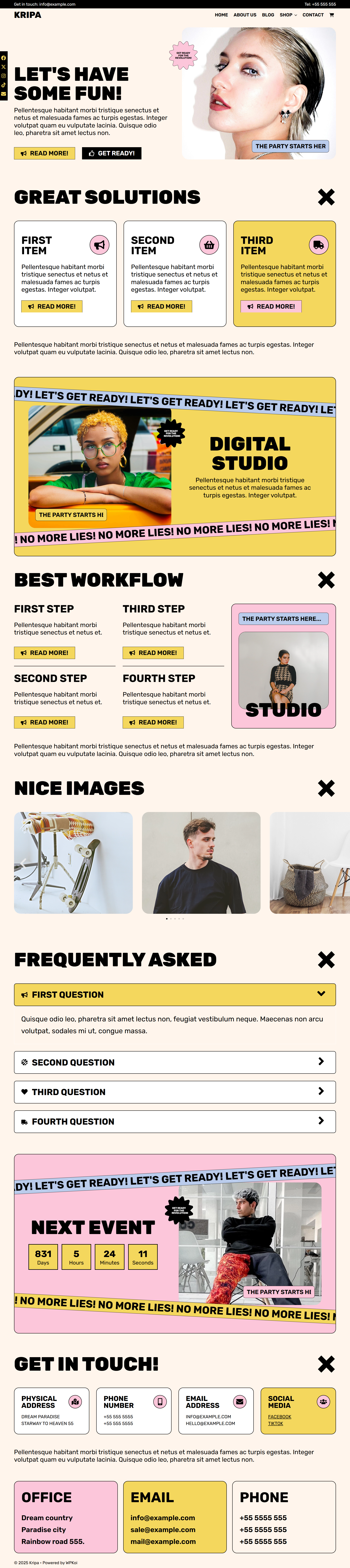 Kripa WPKoi WordPress Theme
