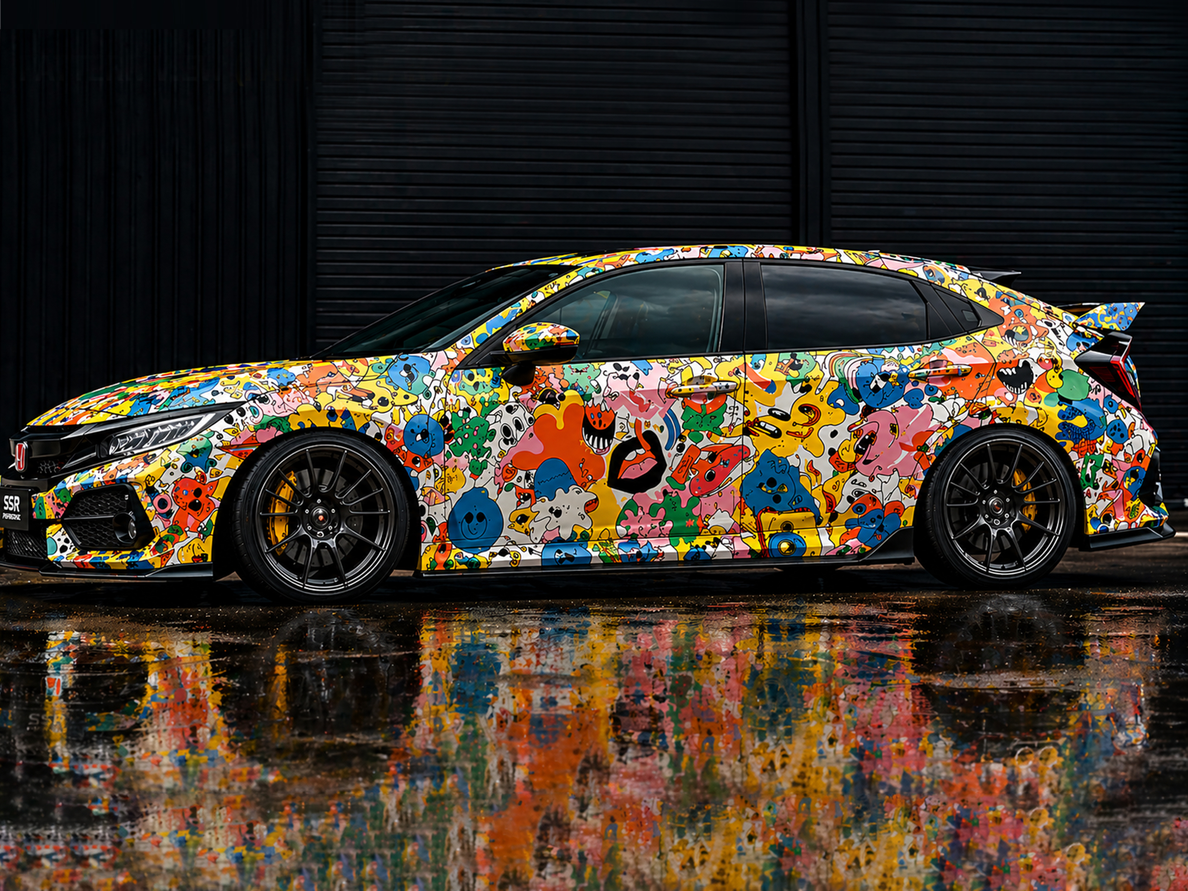 Example of Modern Professional Vehicle Wrap Design
