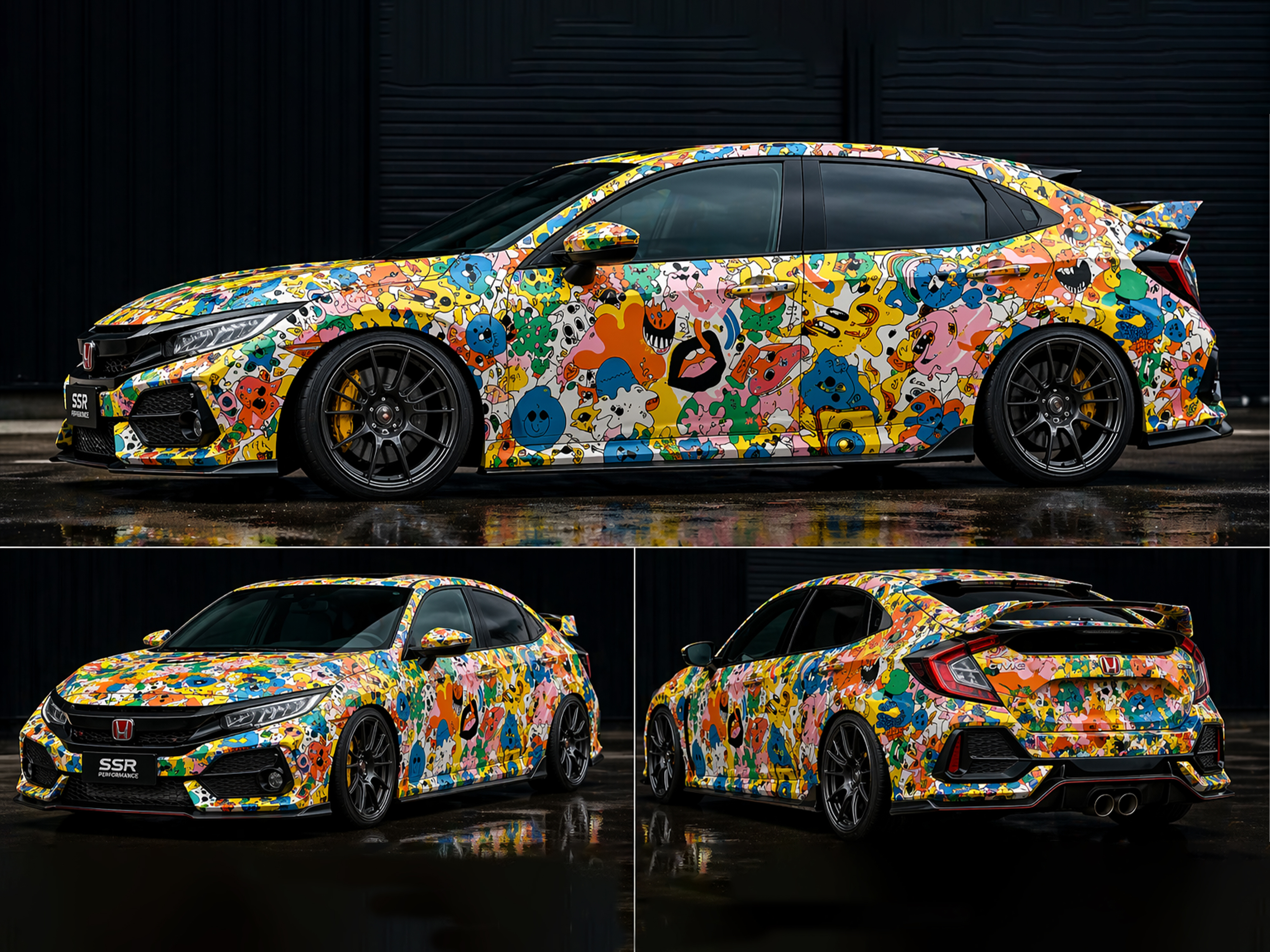 Example of Modern Professional Vehicle Wrap Design