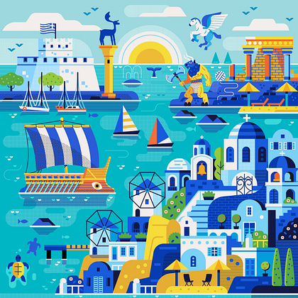 Greece Poster. Vol.2