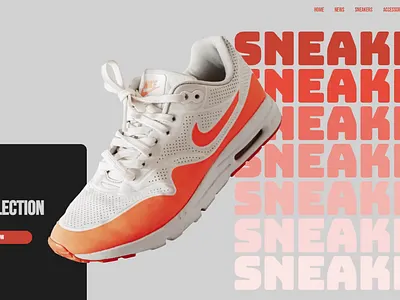 Sneakers webshop design animation branding design graphic design illustration logo ui ux vector
