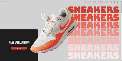 Sneakers webshop design animation branding design graphic design illustration logo ui ux vector