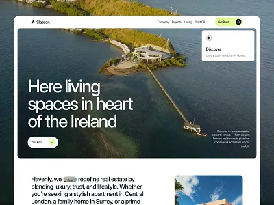 Slateon — Real Estate Website Design branding design framer graphic design illustration logo ui web design webflow website design