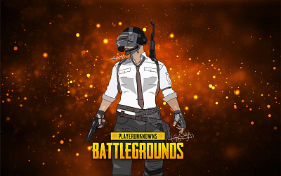 PUBG Wallpaper design graphic design illustration pubg vector wallpaper