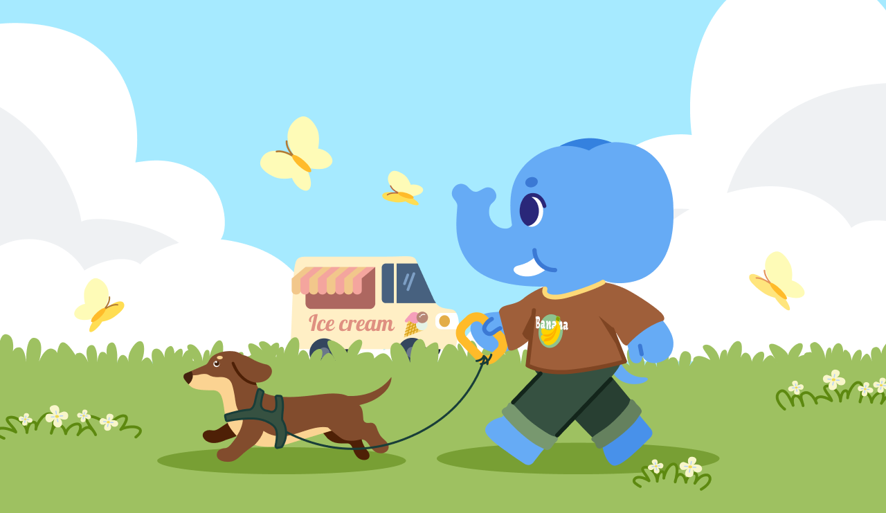 Spring design illustration sketch ui