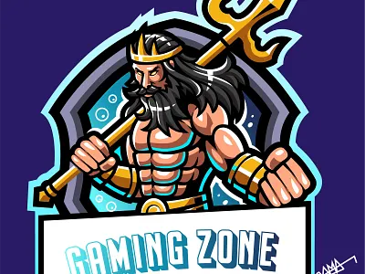 Gaming Zone Logo adobe illustrator branding graphic design illustration logo logo design vector